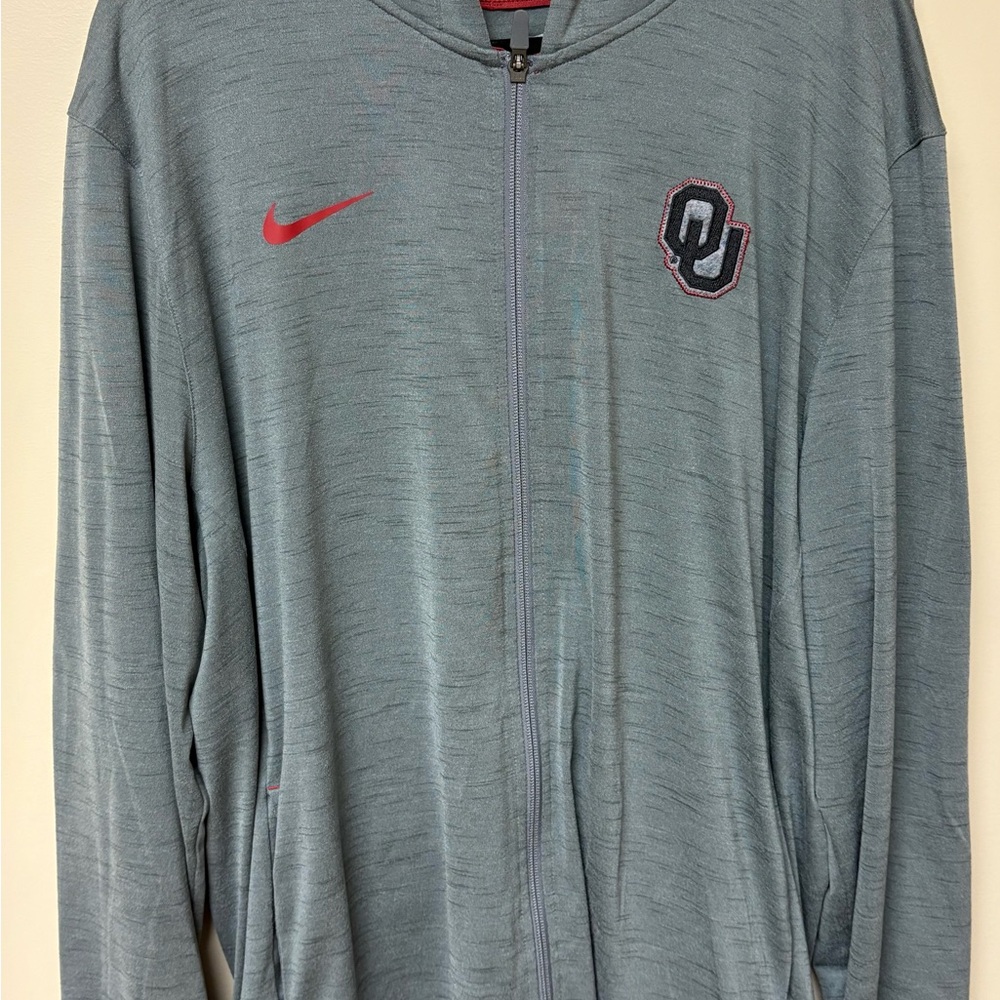 Nike Men’s OU Dri-FIT Gray Jacket